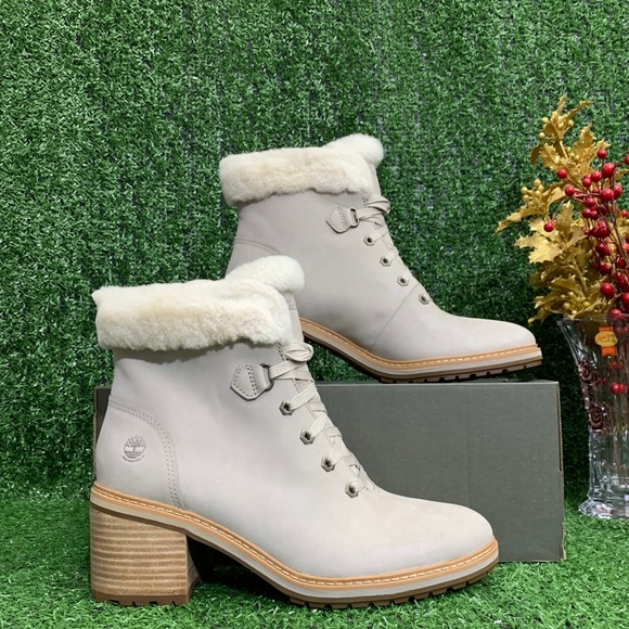 🆕 TIMBERLAND WOMEN'S SIENNA HIGH SHEARLING WP BOOT - Picture 5 of 9